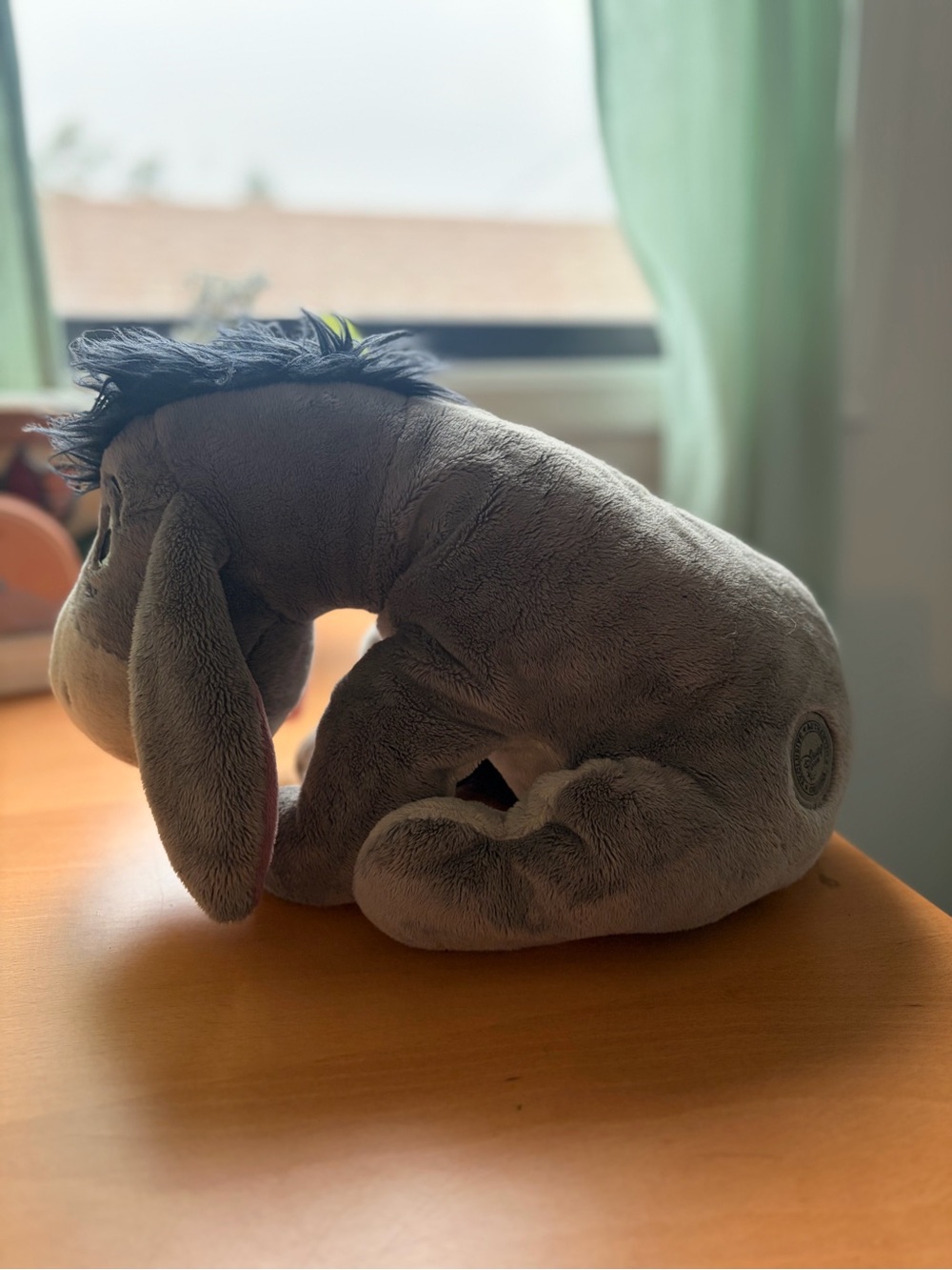 Disney Store Eeyore Plush Stuffed Animal - Detachable Tail